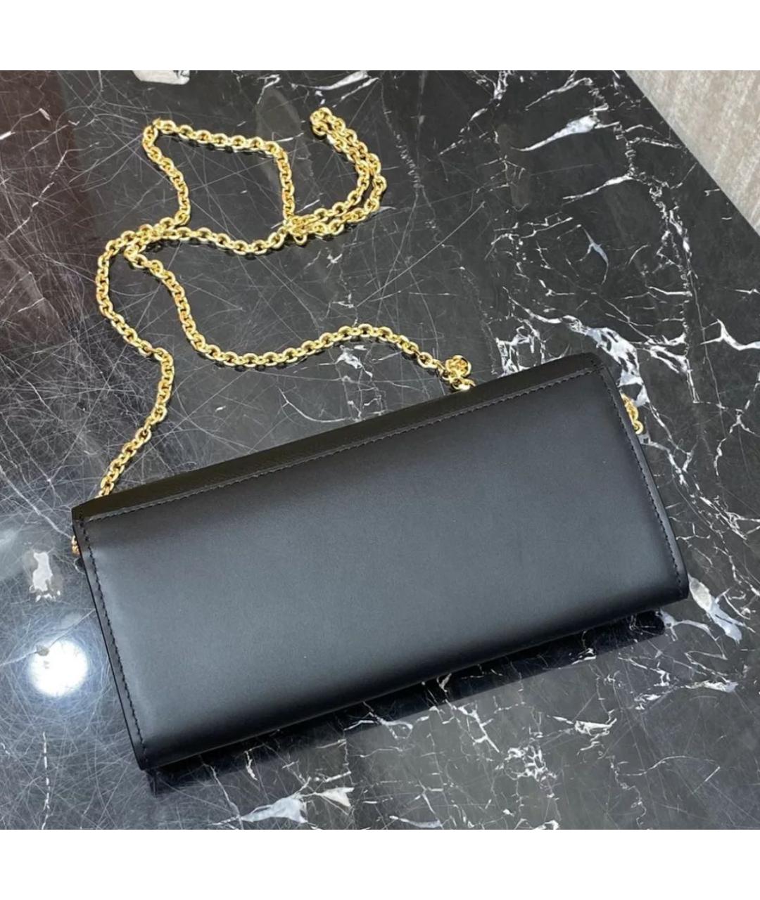 FENDI Черная кожаная сумка через плечо, фото 2