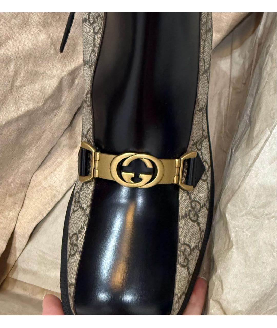 GUCCI Кожаные полусапоги, фото 8