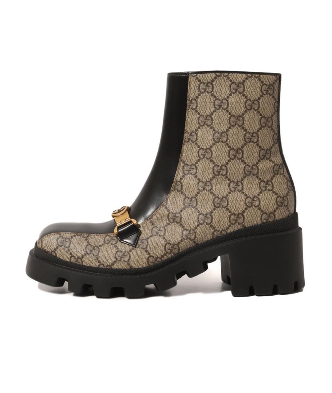 GUCCI Кожаные полусапоги, фото 9