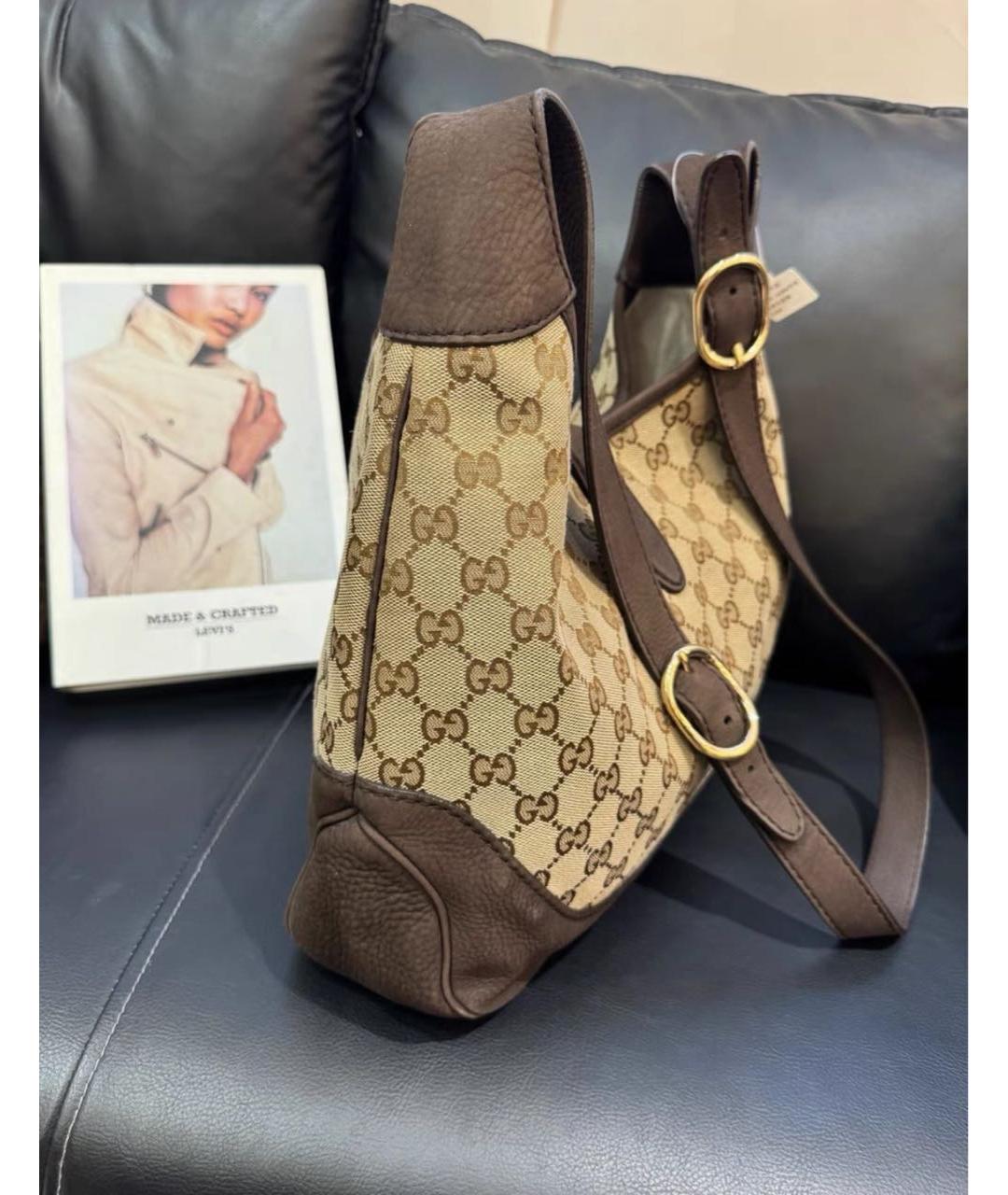 GUCCI Коричневая сумка через плечо, фото 6