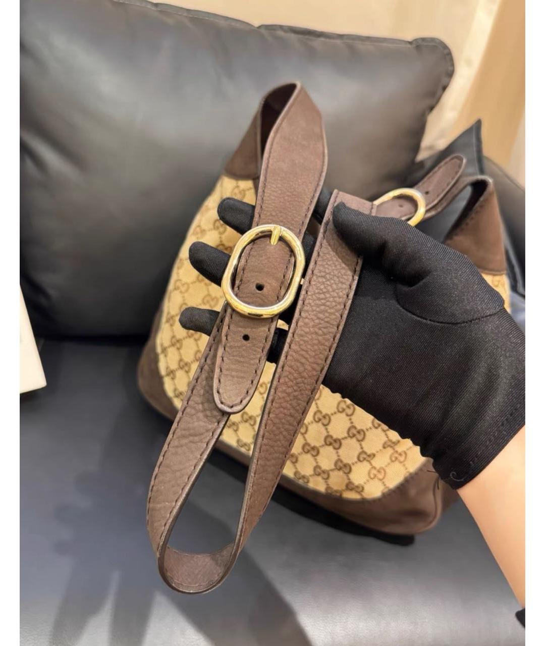 GUCCI Коричневая сумка через плечо, фото 8
