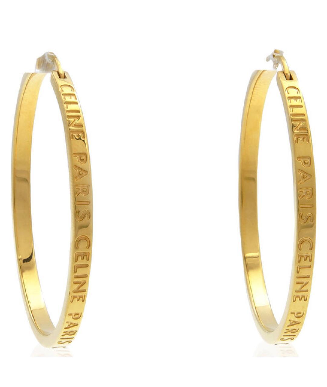 CELINE Золотые серьги, фото 1