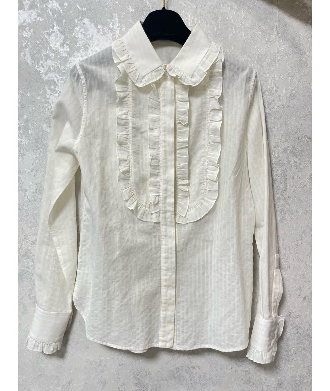 SAINT LAURENT Хлопковая рубашка, фото 8