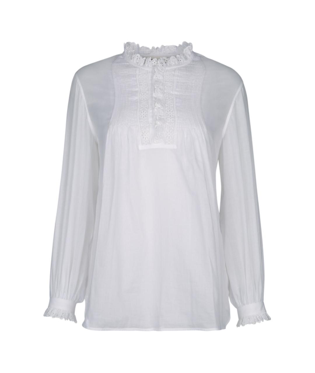 CELINE Белая хлопковая блузы, фото 1