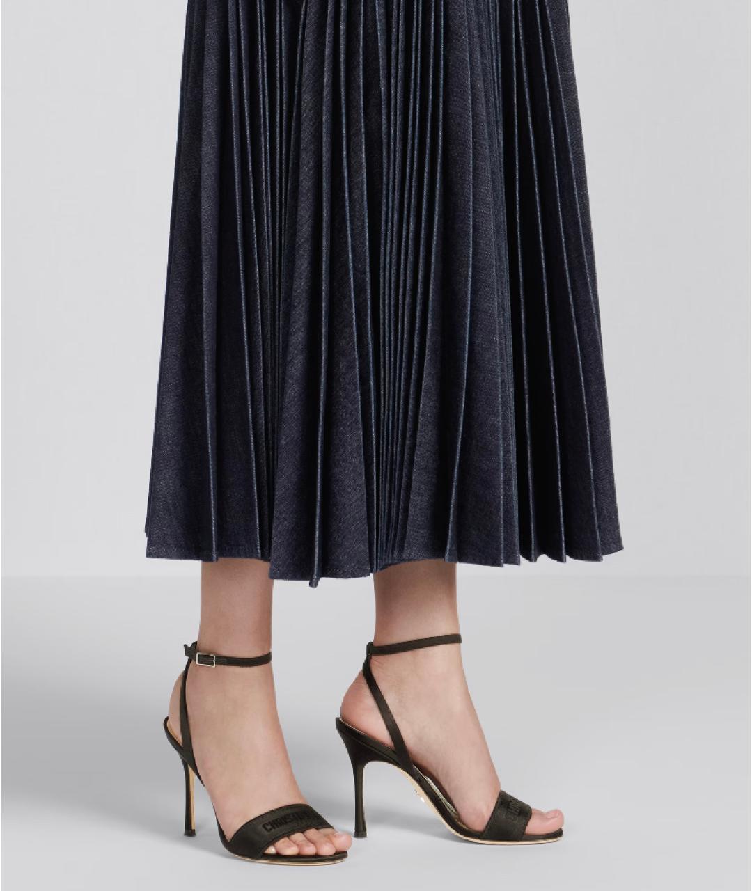 CHRISTIAN DIOR Черные босоножки, фото 5