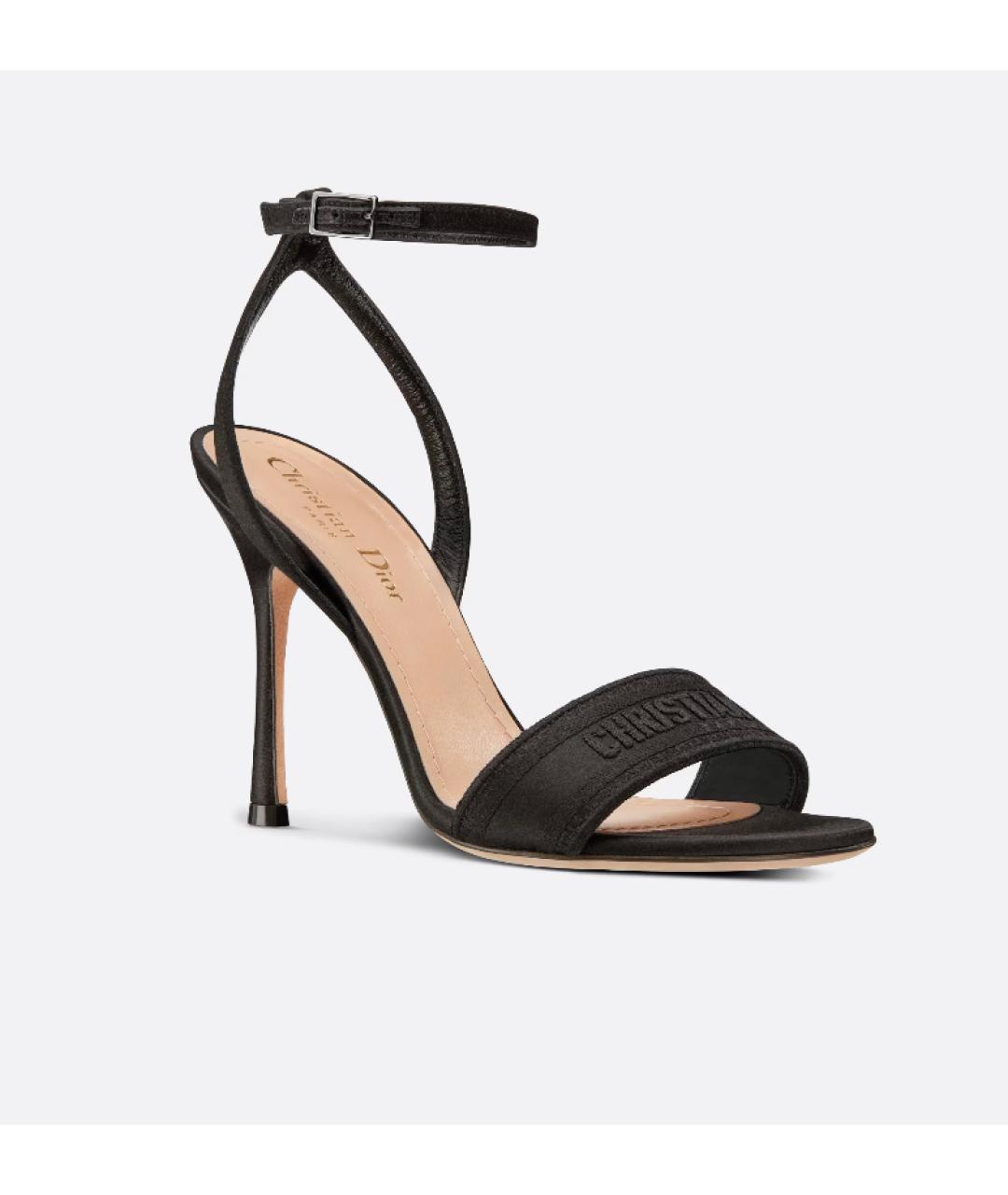CHRISTIAN DIOR Черные босоножки, фото 2