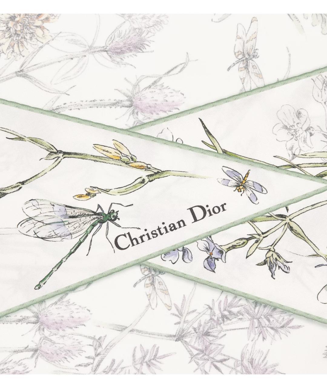 CHRISTIAN DIOR Мульти шелковый платок, фото 5