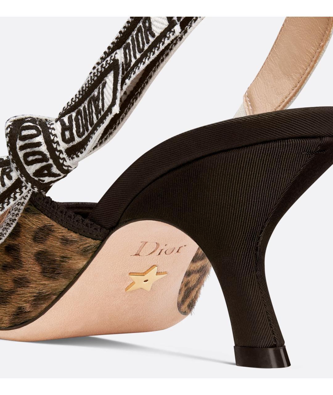 CHRISTIAN DIOR Мульти кожаные туфли, фото 5