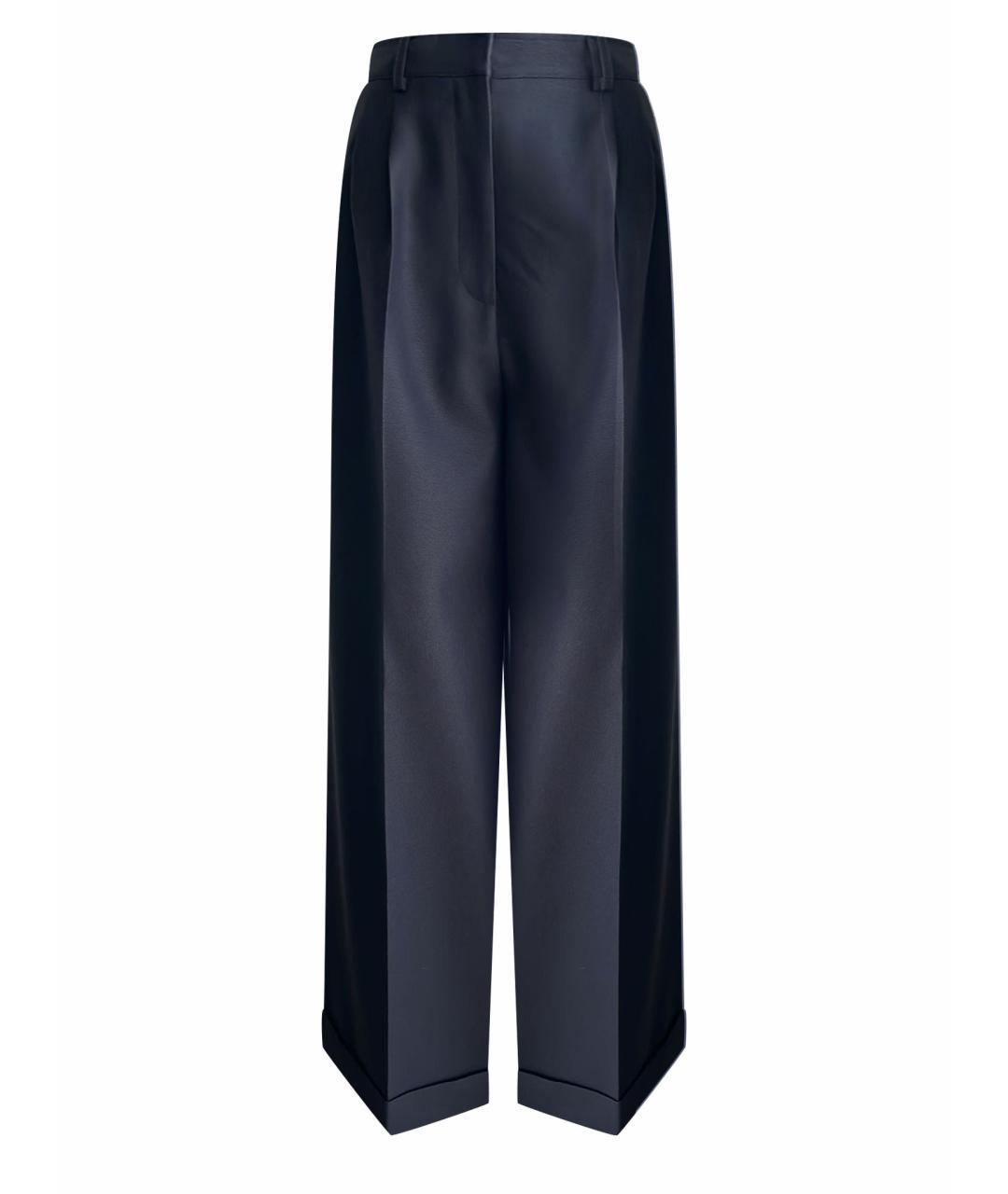 CHRISTIAN DIOR Антрацитовые прямые брюки, фото 1