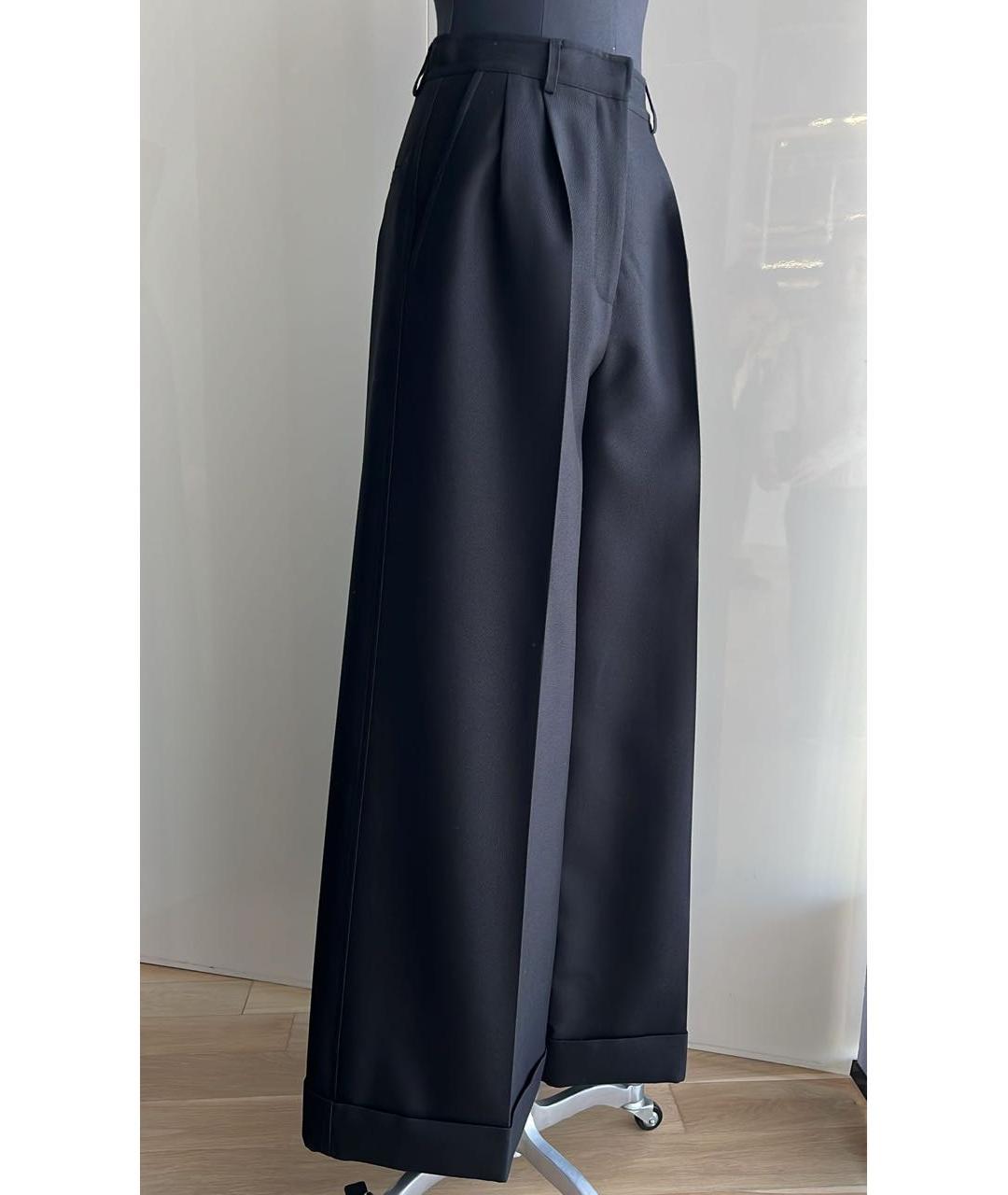 CHRISTIAN DIOR Антрацитовые прямые брюки, фото 2