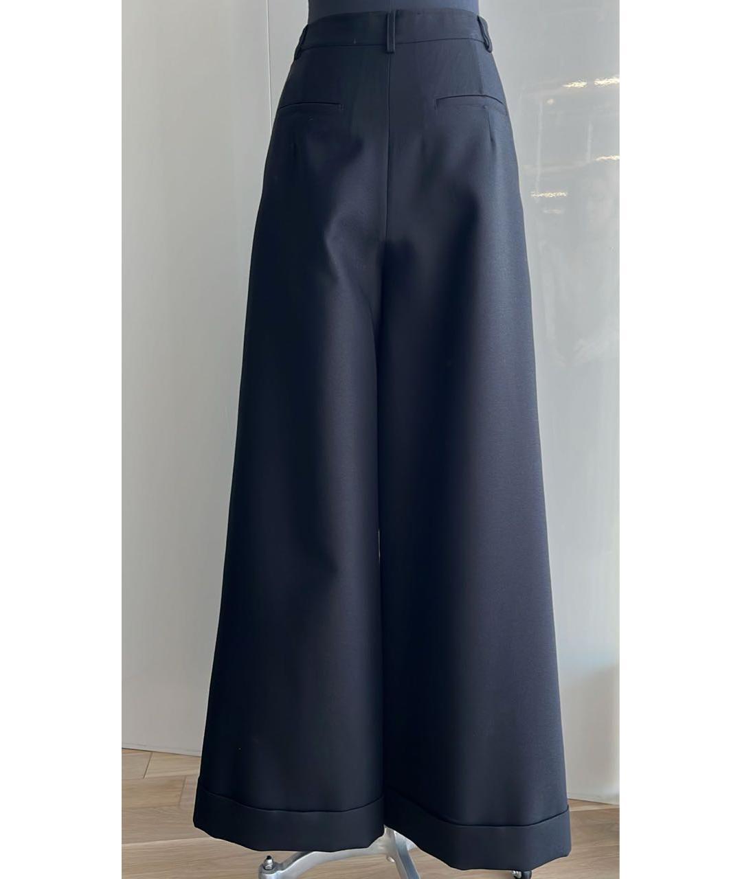 CHRISTIAN DIOR Антрацитовые прямые брюки, фото 4
