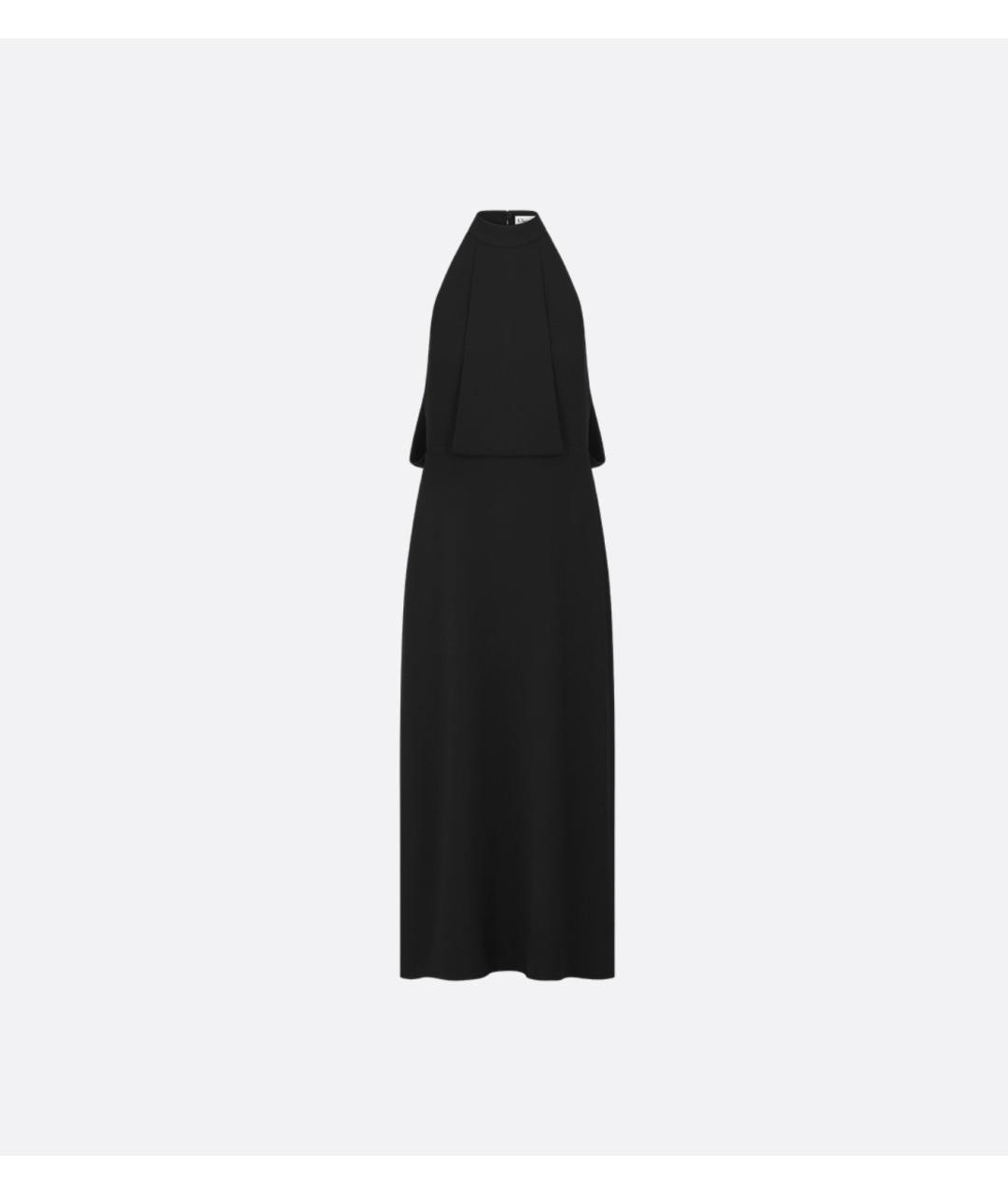 CHRISTIAN DIOR Черное ацетатное вечернее платье, фото 3
