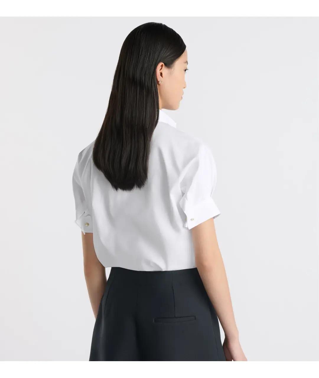 CHRISTIAN DIOR Белая хлопковая рубашка, фото 4