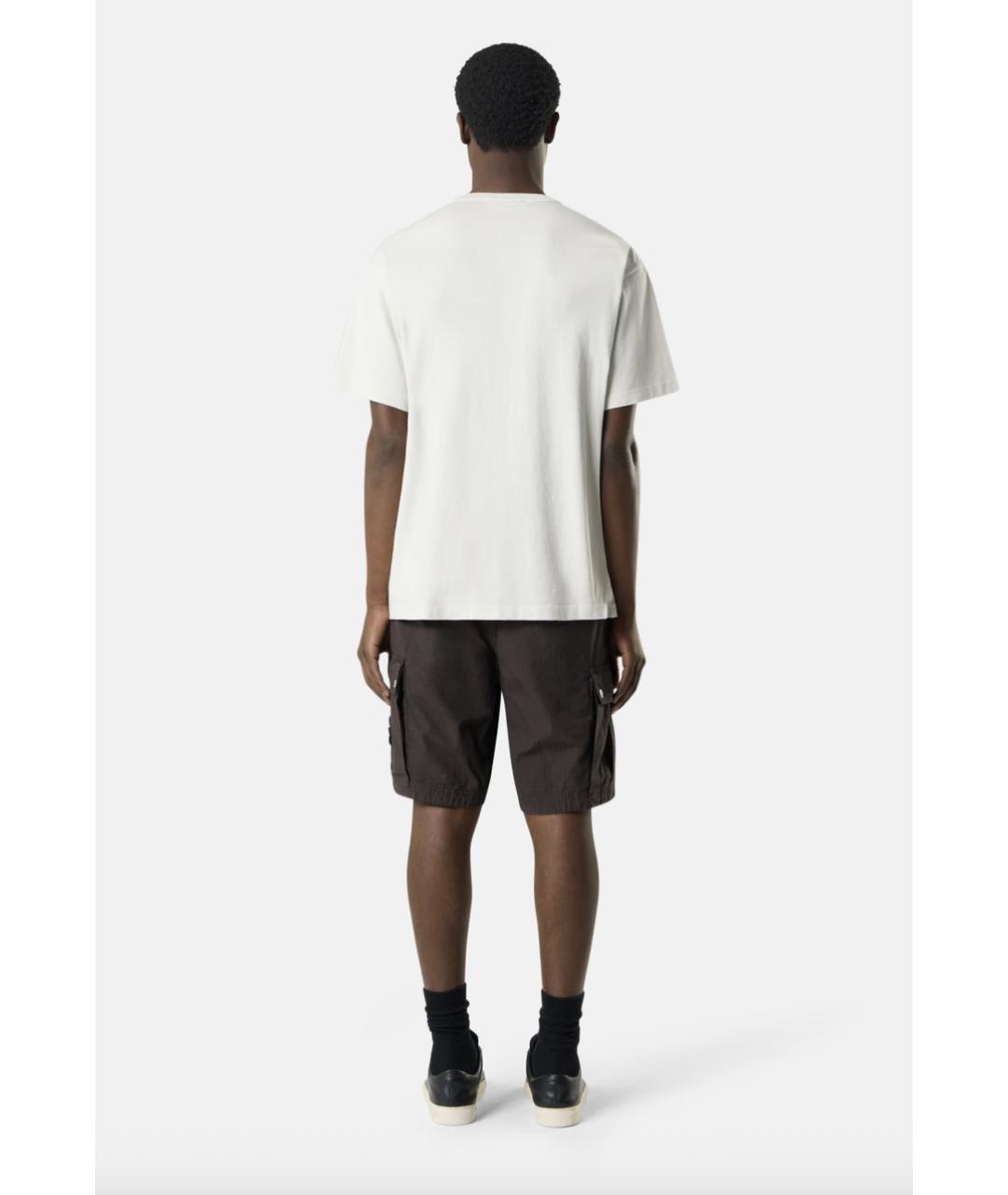 STONE ISLAND Голубая хлопковая футболка, фото 4