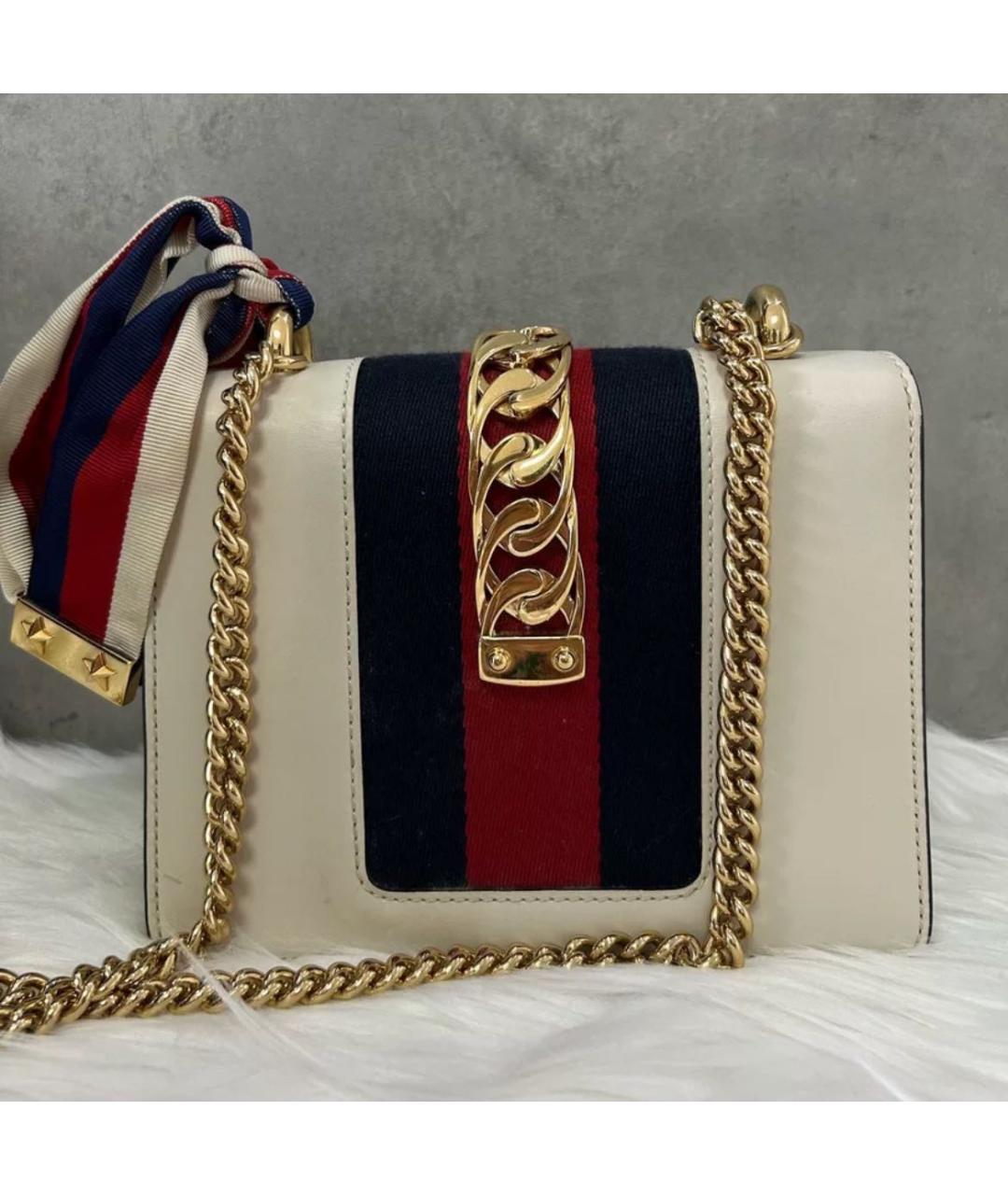 GUCCI Кожаная сумка с короткими ручками, фото 2