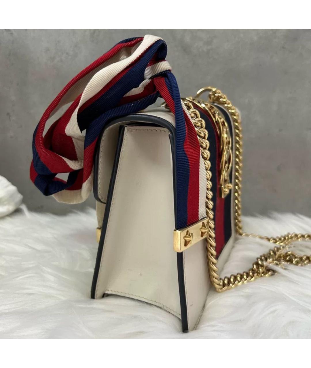GUCCI Кожаная сумка с короткими ручками, фото 4