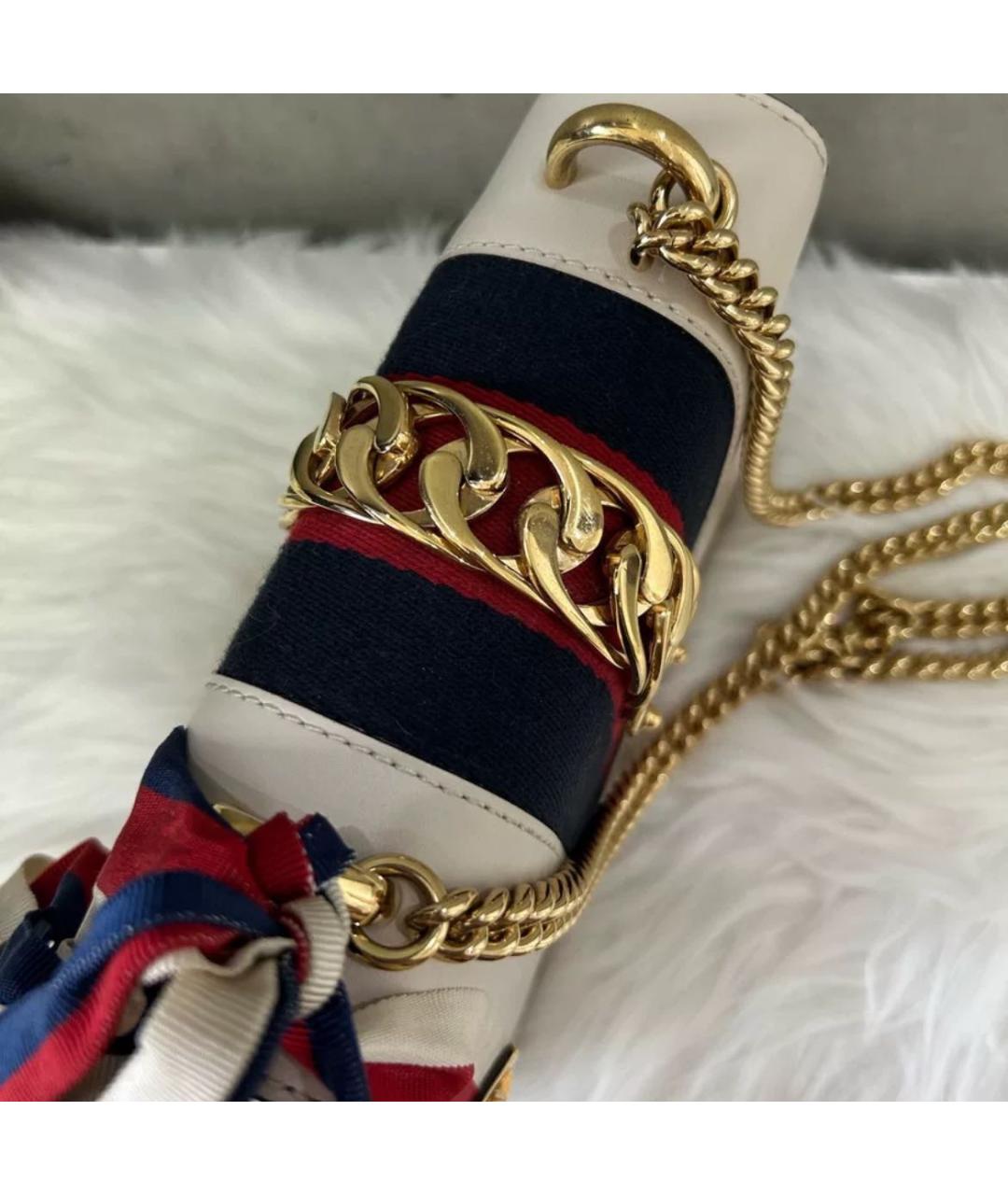 GUCCI Кожаная сумка с короткими ручками, фото 5