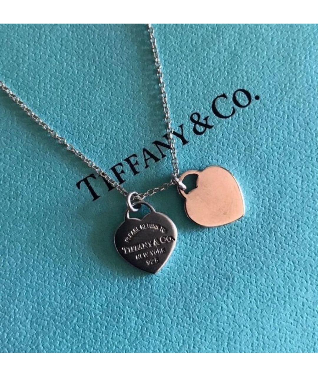 TIFFANY&CO Белое серебряное колье, фото 3
