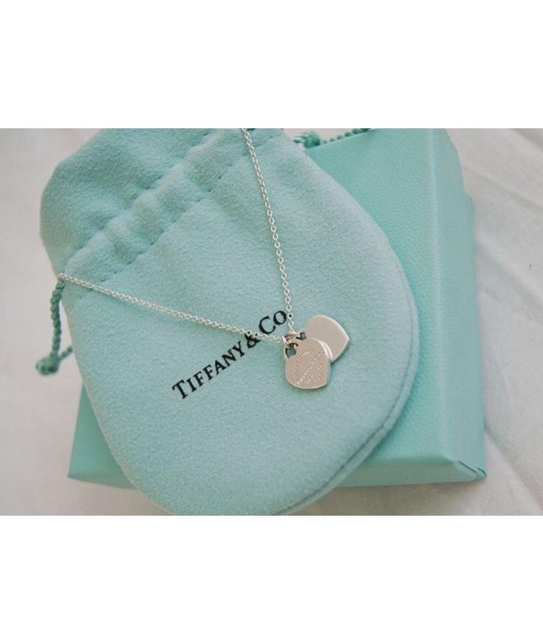 TIFFANY&CO Белое серебряное колье, фото 2