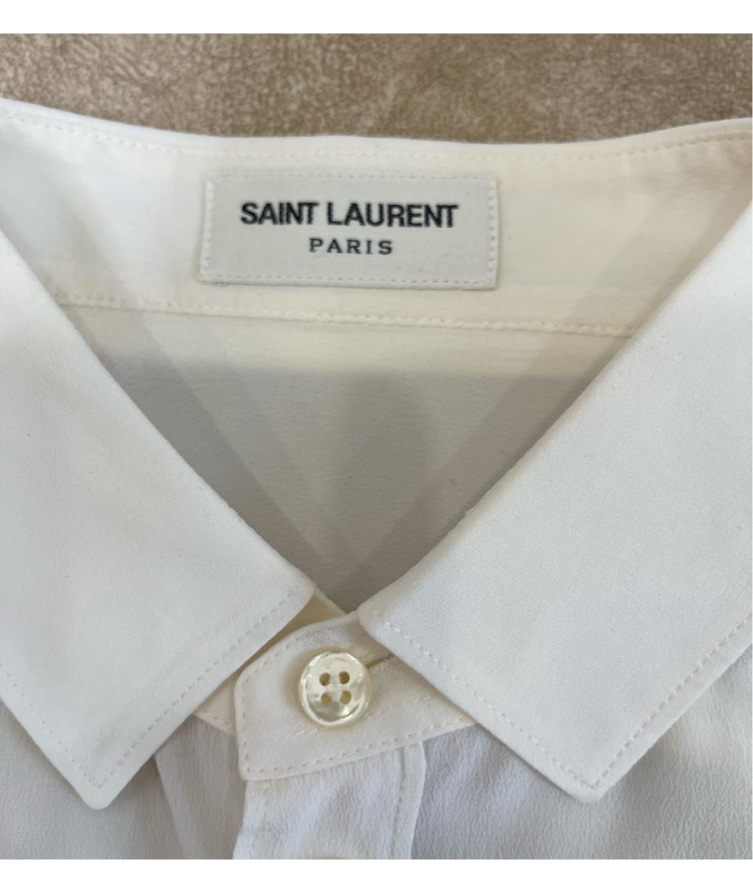 SAINT LAURENT Шелковая рубашка, фото 3