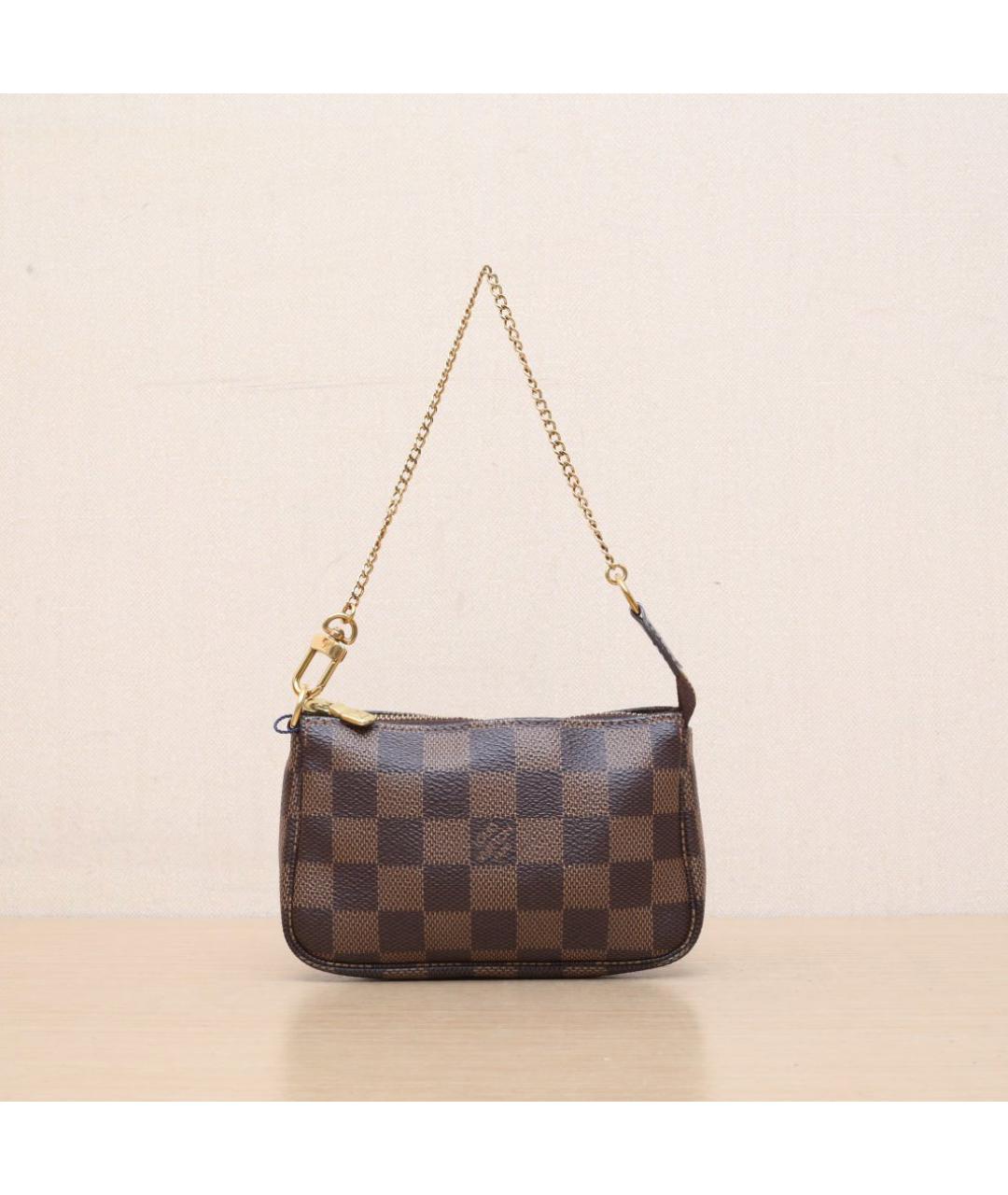 LOUIS VUITTON Коричневая косметичка, фото 2