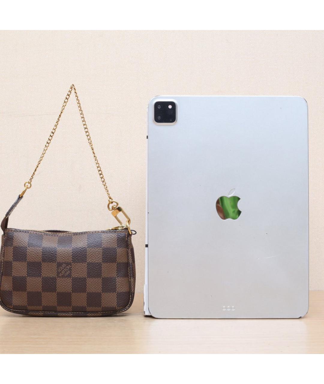 LOUIS VUITTON Коричневая косметичка, фото 6