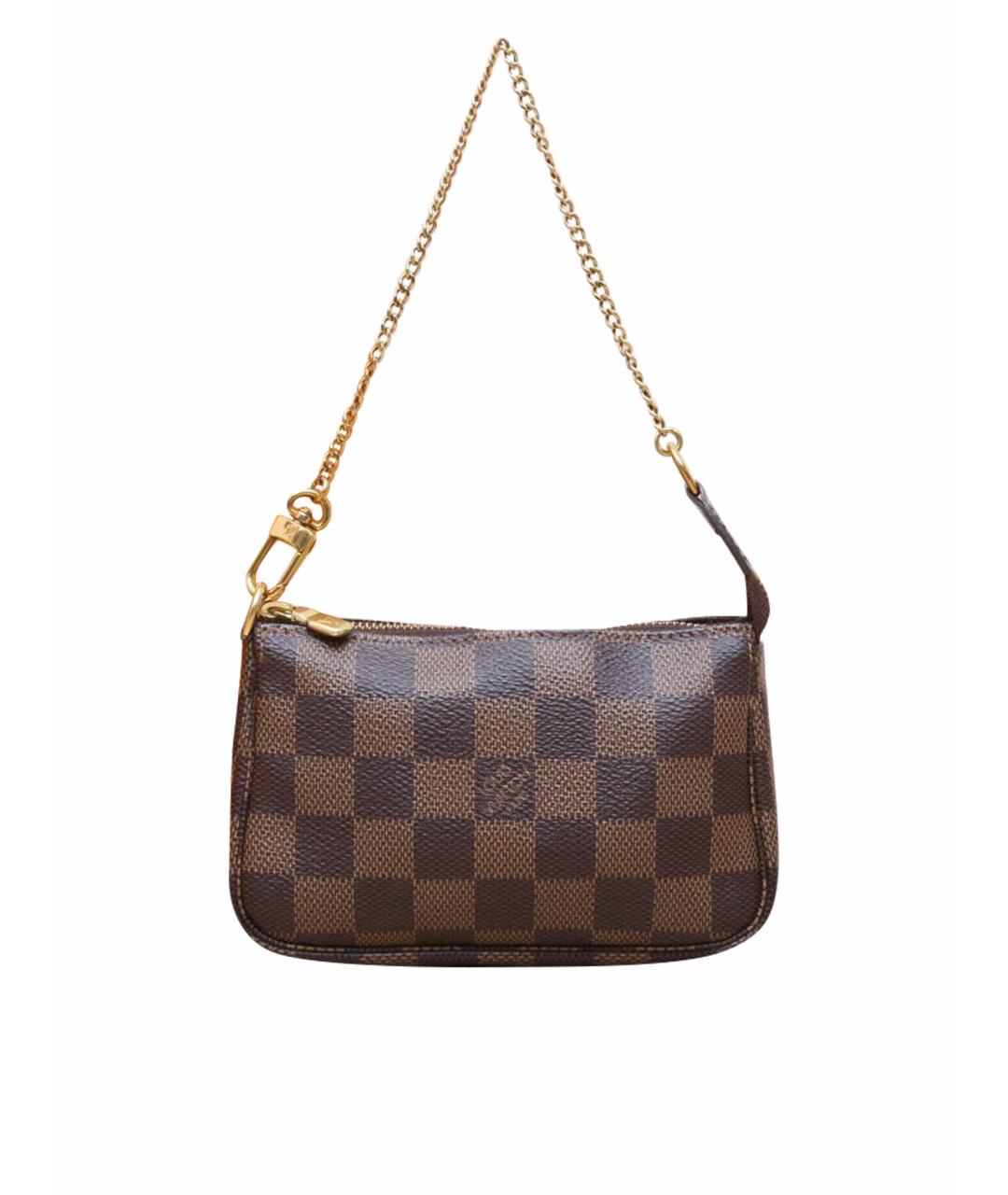 LOUIS VUITTON Коричневая косметичка, фото 1