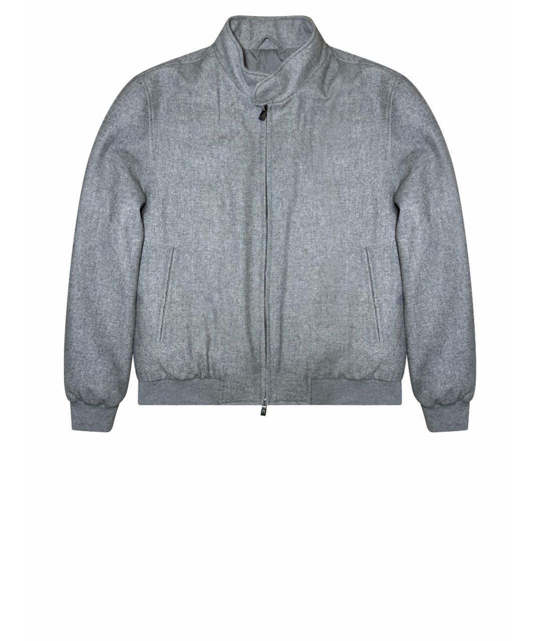 CORNELIANI Серая шерстяная куртка, фото 1