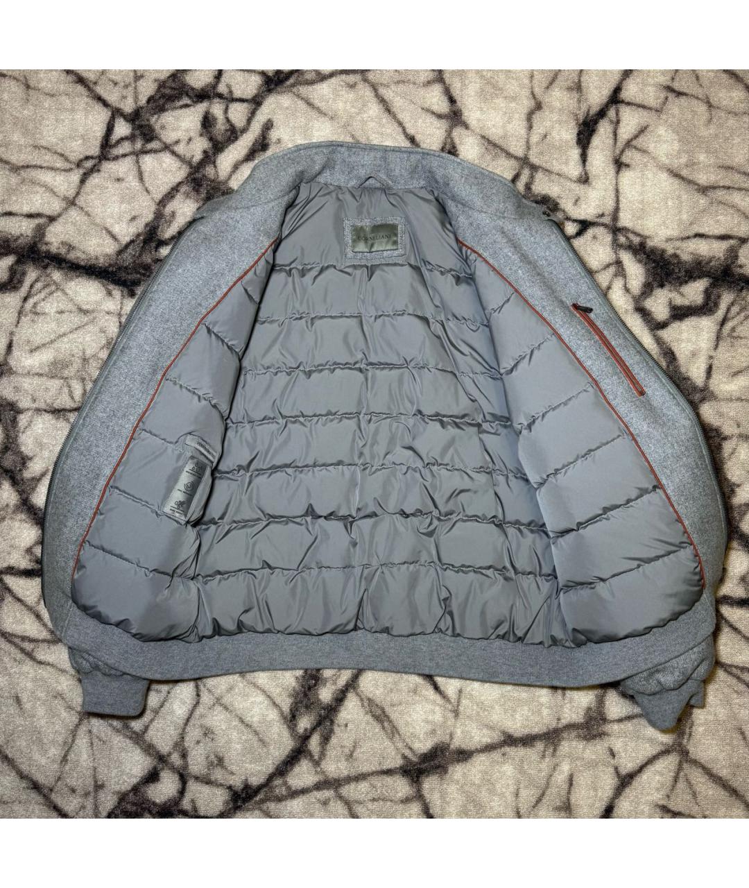 CORNELIANI Серая шерстяная куртка, фото 3