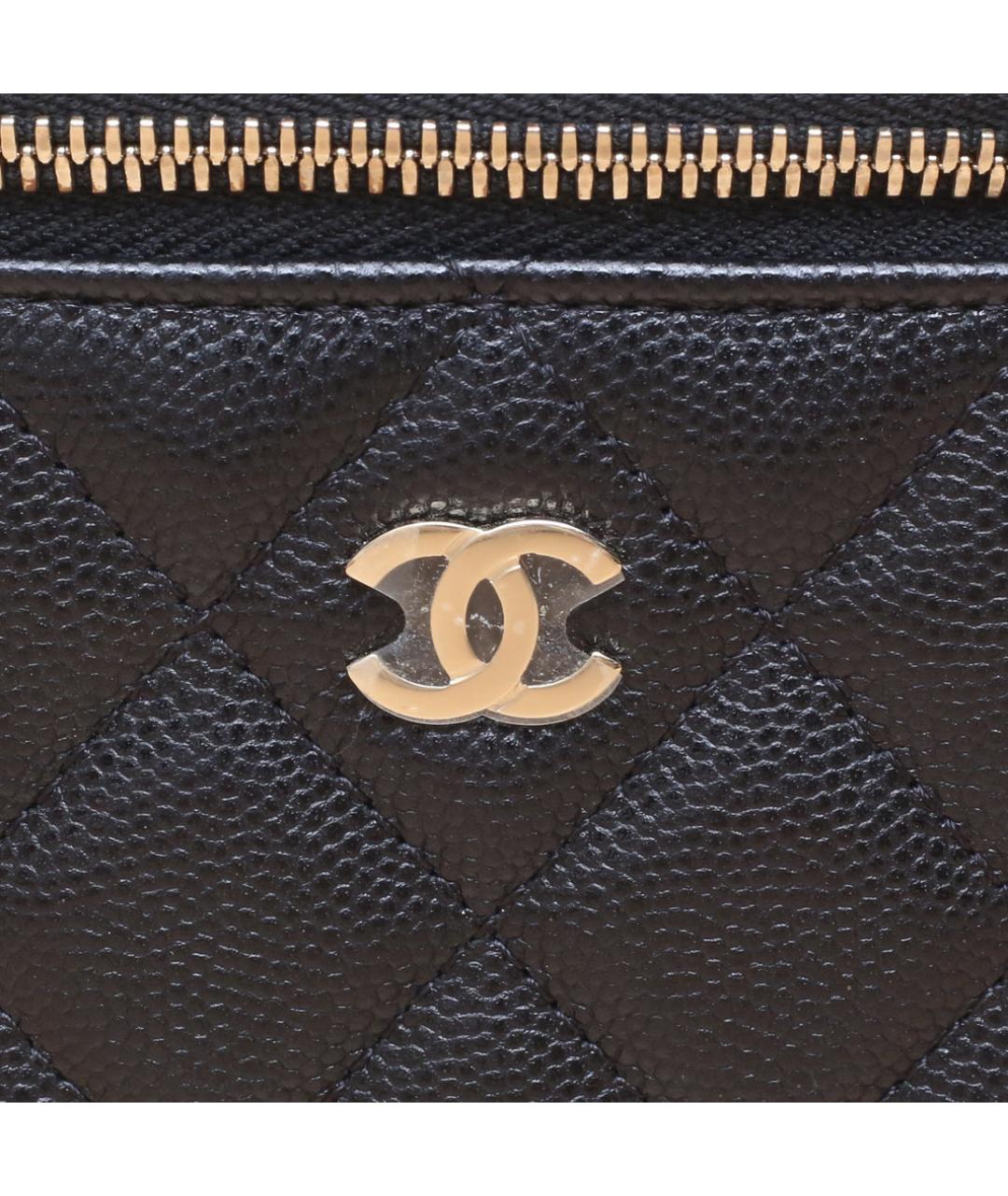 CHANEL Черная кожаная сумка через плечо, фото 6