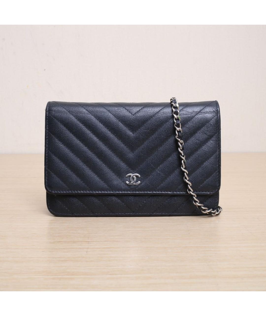 CHANEL Кожаная сумка через плечо, фото 2