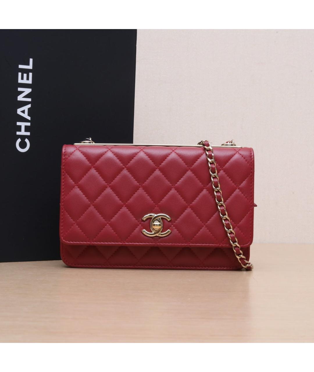CHANEL Кожаная сумка через плечо, фото 10