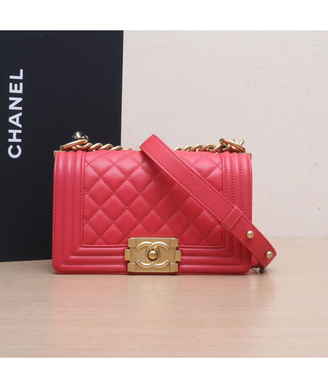 CHANEL Кожаная сумка через плечо, фото 10