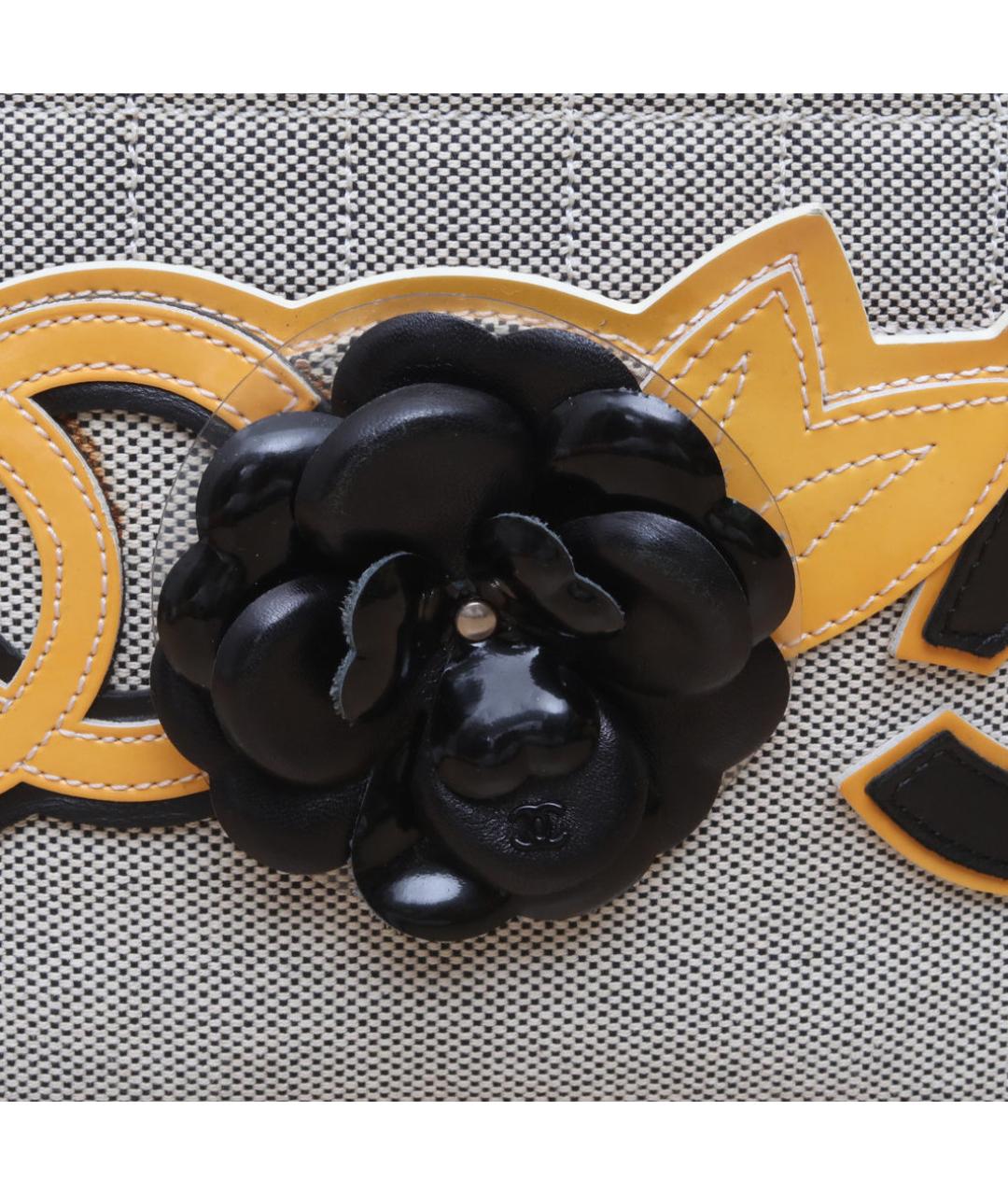 CHANEL Серая кожаная косметичка, фото 7