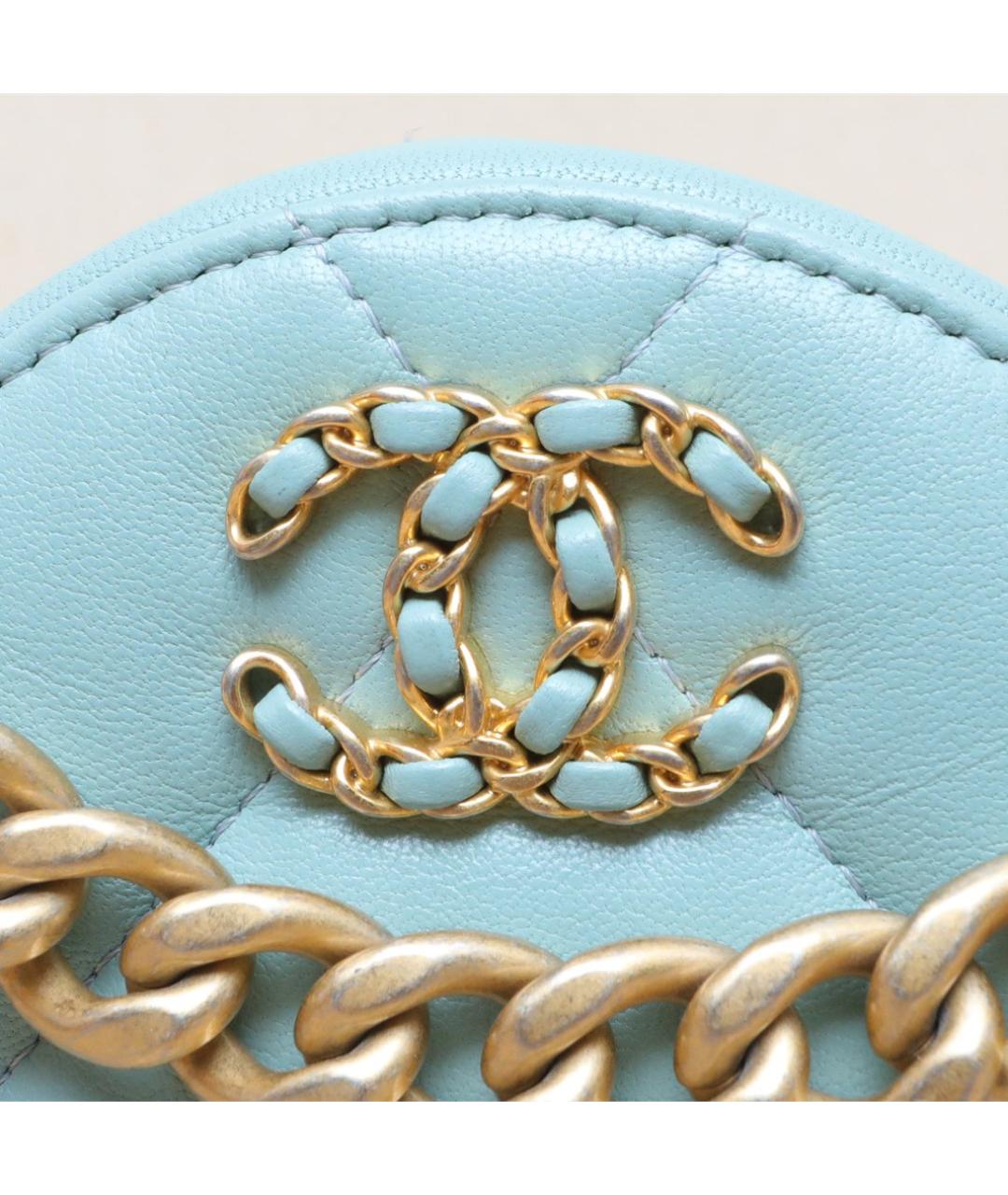 CHANEL Зеленая кожаная сумка через плечо, фото 7