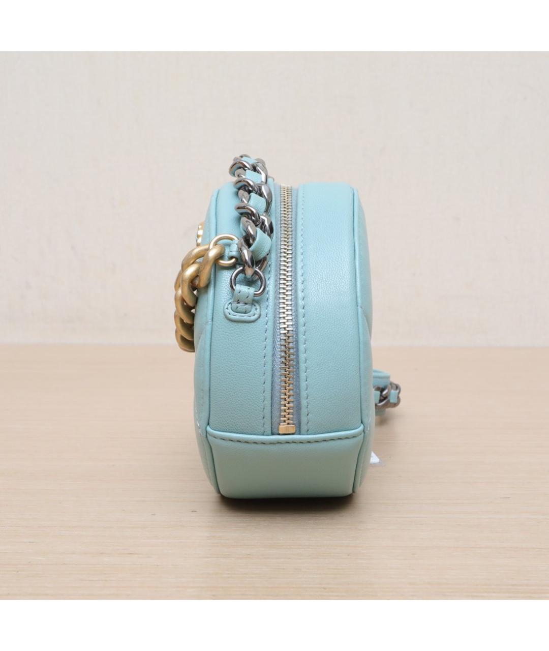 CHANEL Зеленая кожаная сумка через плечо, фото 4