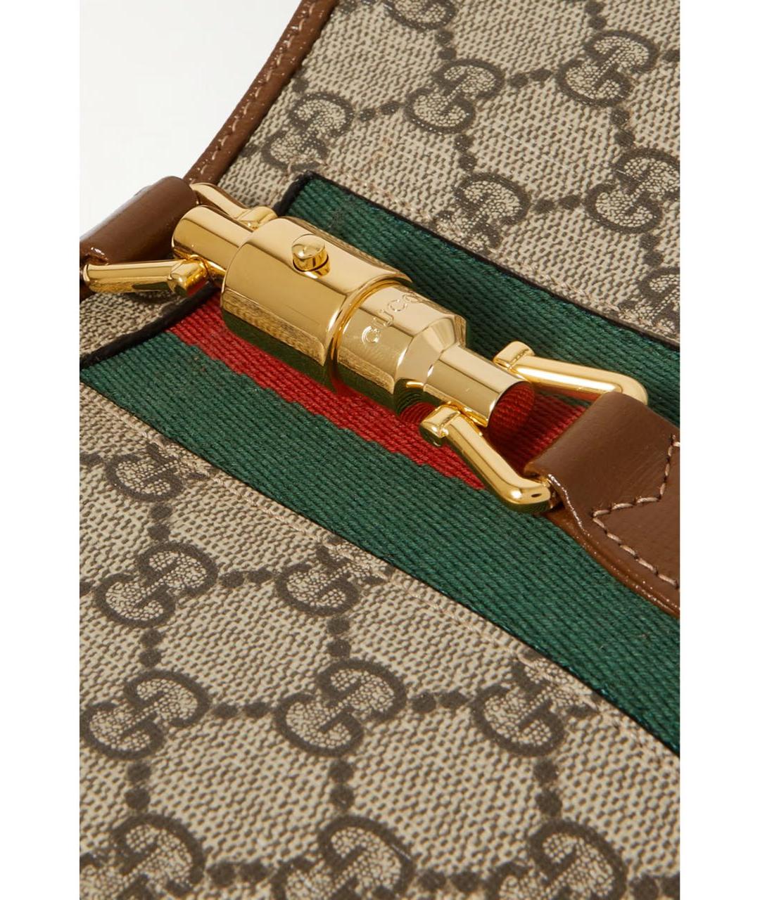 GUCCI Коричневая кожаная сумка с короткими ручками, фото 2