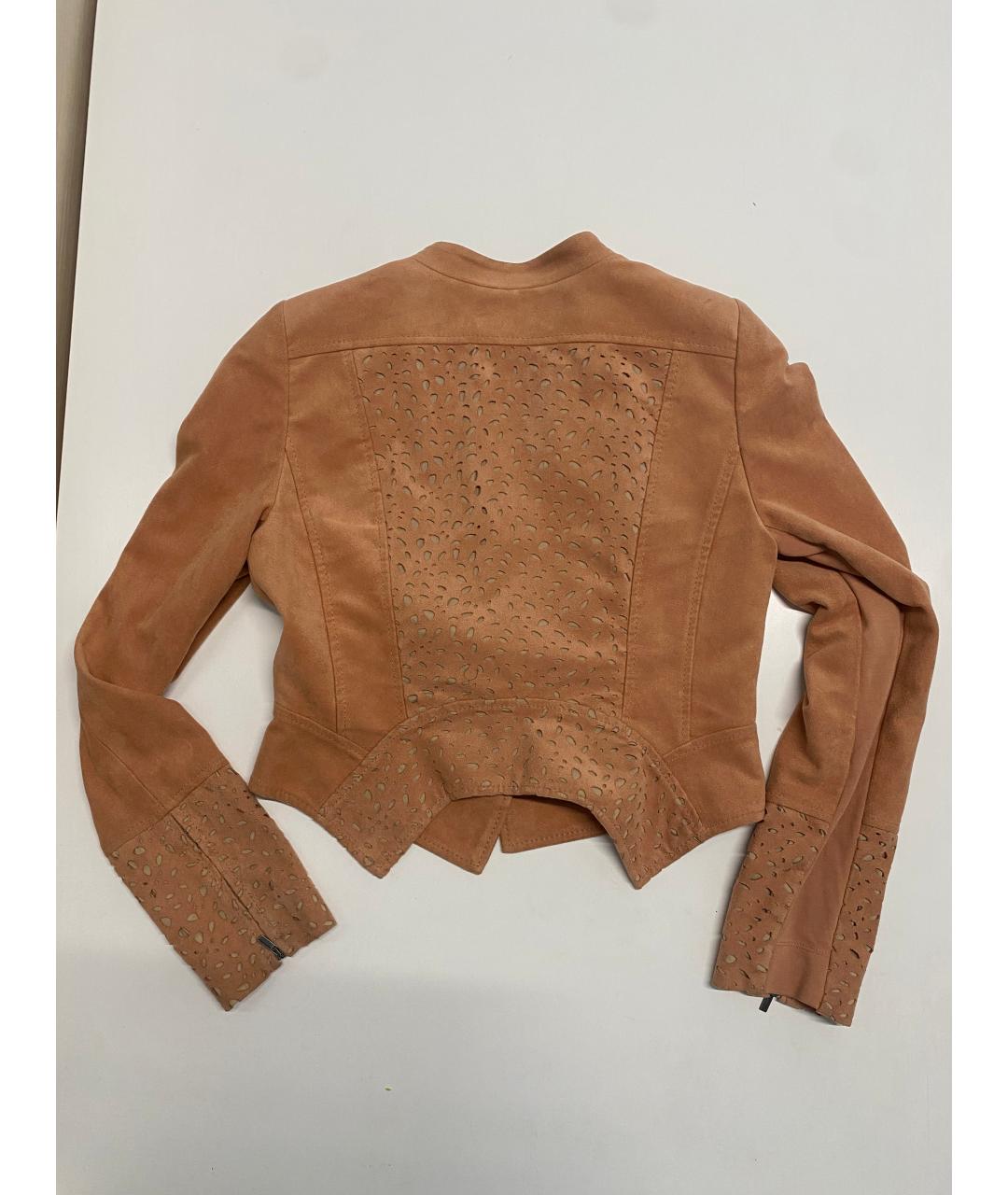 BCBG MAXAZRIA Розовая полиэстеровая куртка, фото 2