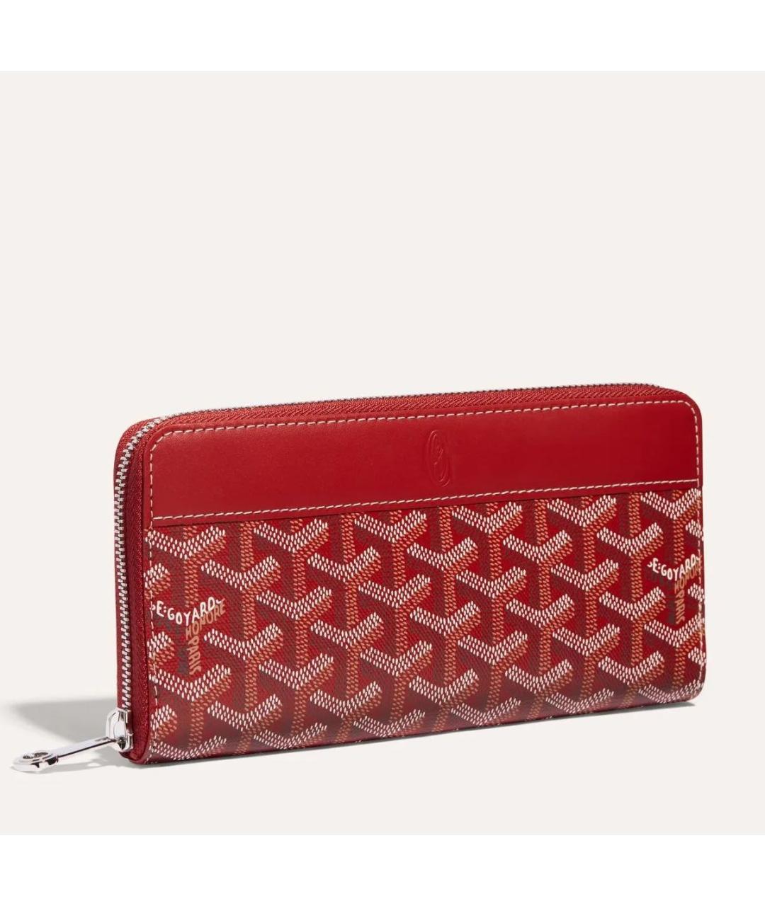 GOYARD Красный кошелек, фото 4