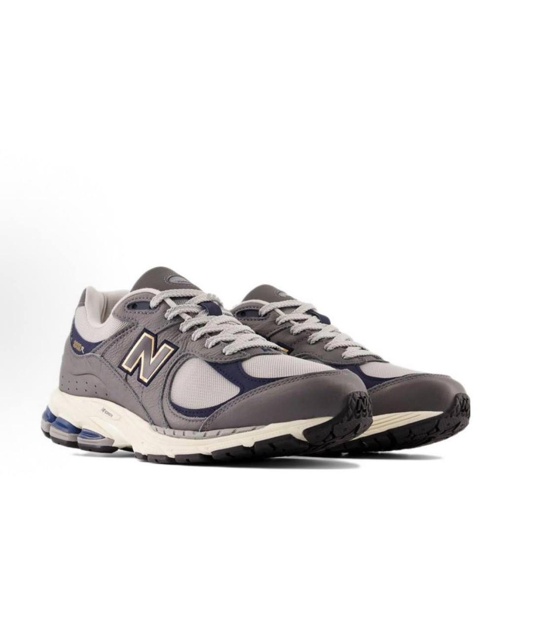 NEW BALANCE Серые кожаные высокие кроссовки / кеды, фото 2