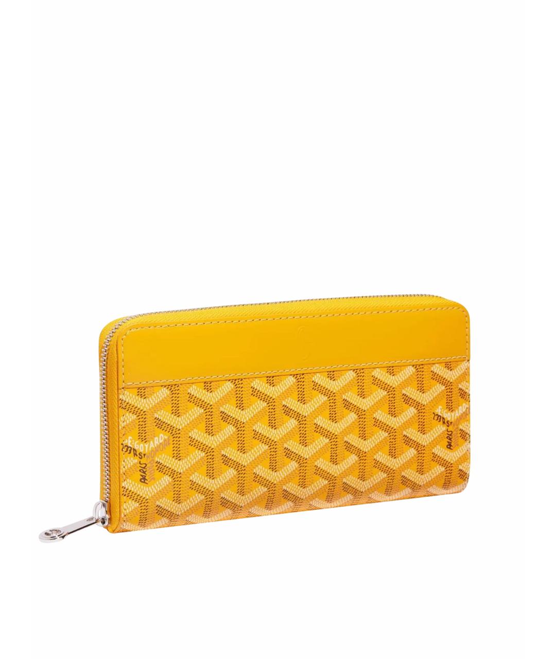 GOYARD Желтый кошелек, фото 1
