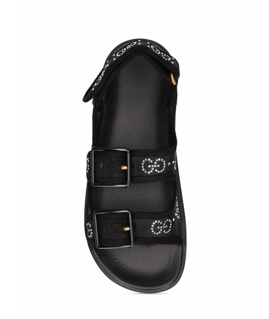 GUCCI Черные сандалии, фото 3