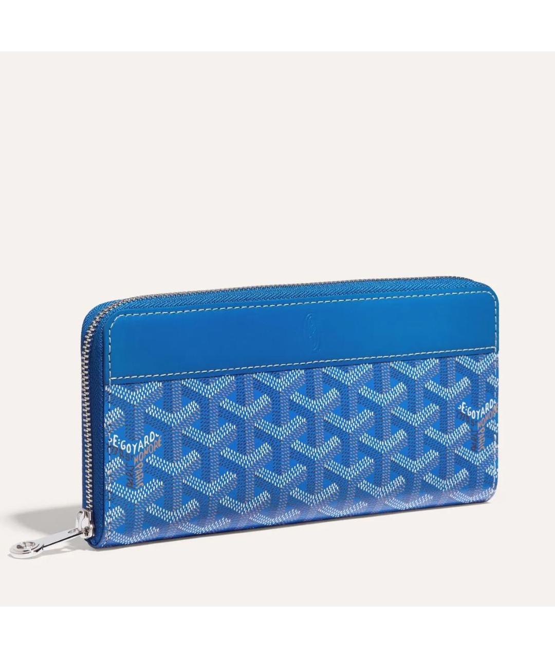 GOYARD Синий кошелек, фото 4