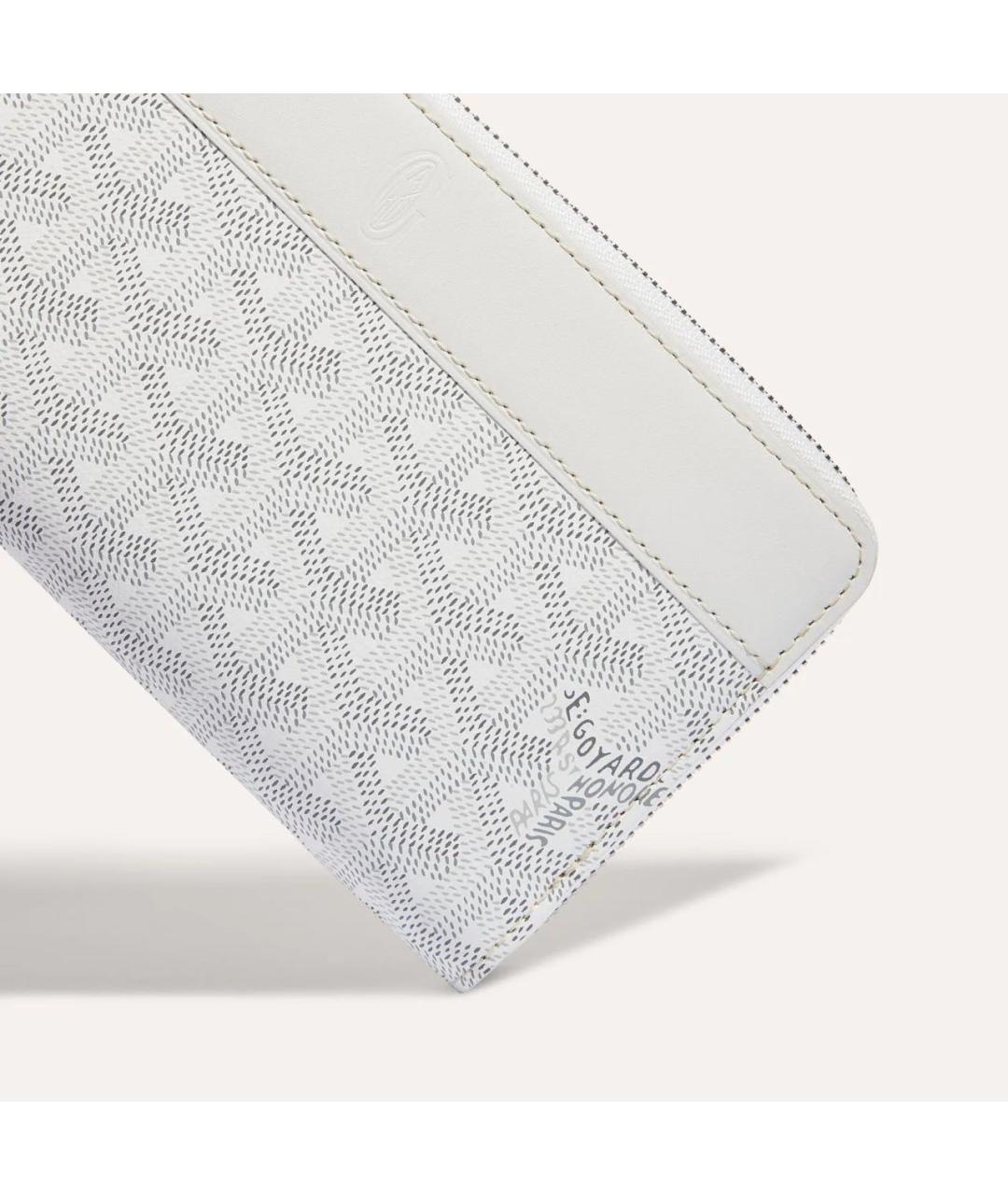 GOYARD Белый кошелек, фото 3