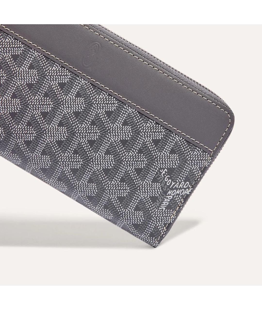 GOYARD Серый кошелек, фото 3