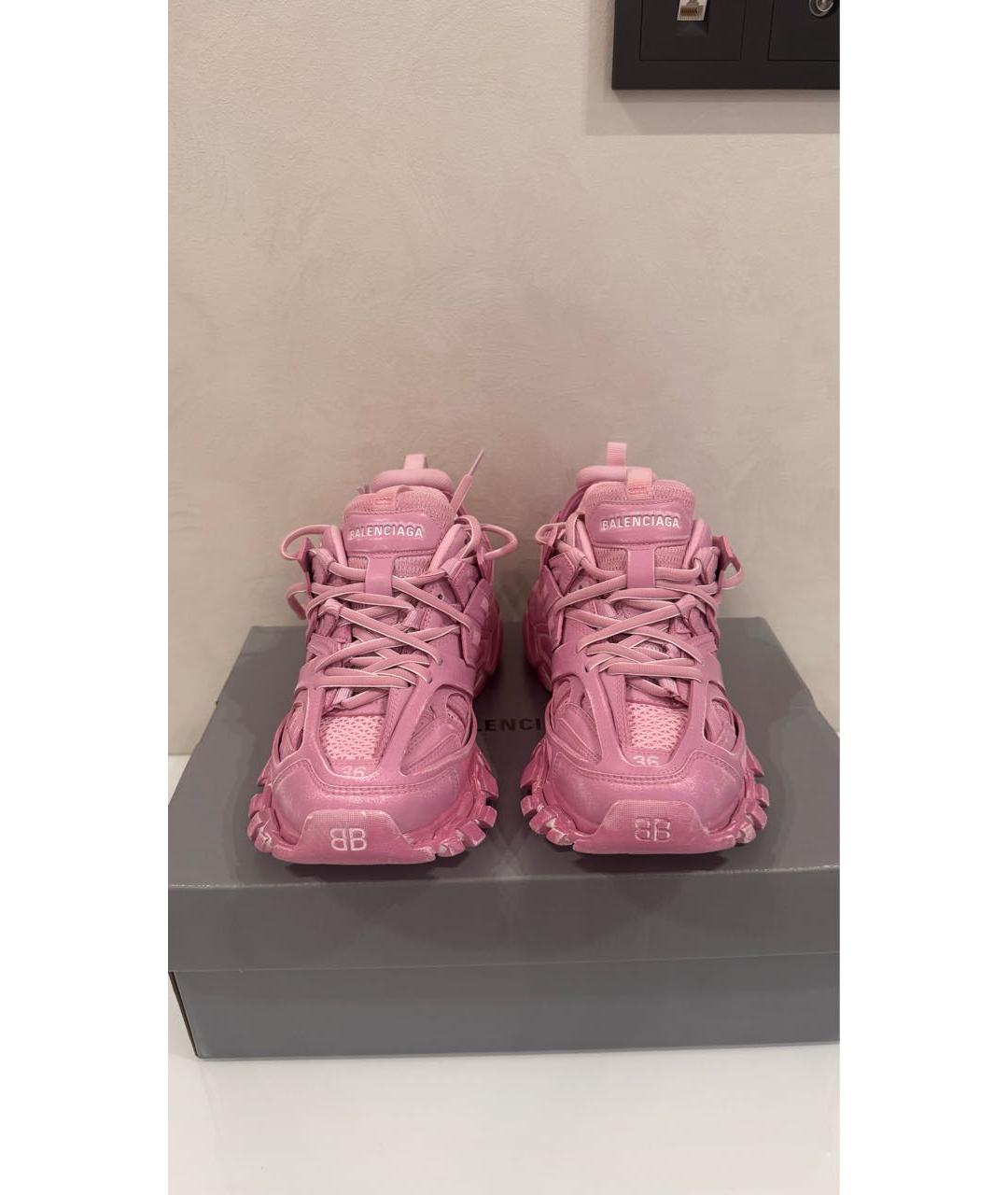 BALENCIAGA Розовые кроссовки, фото 2