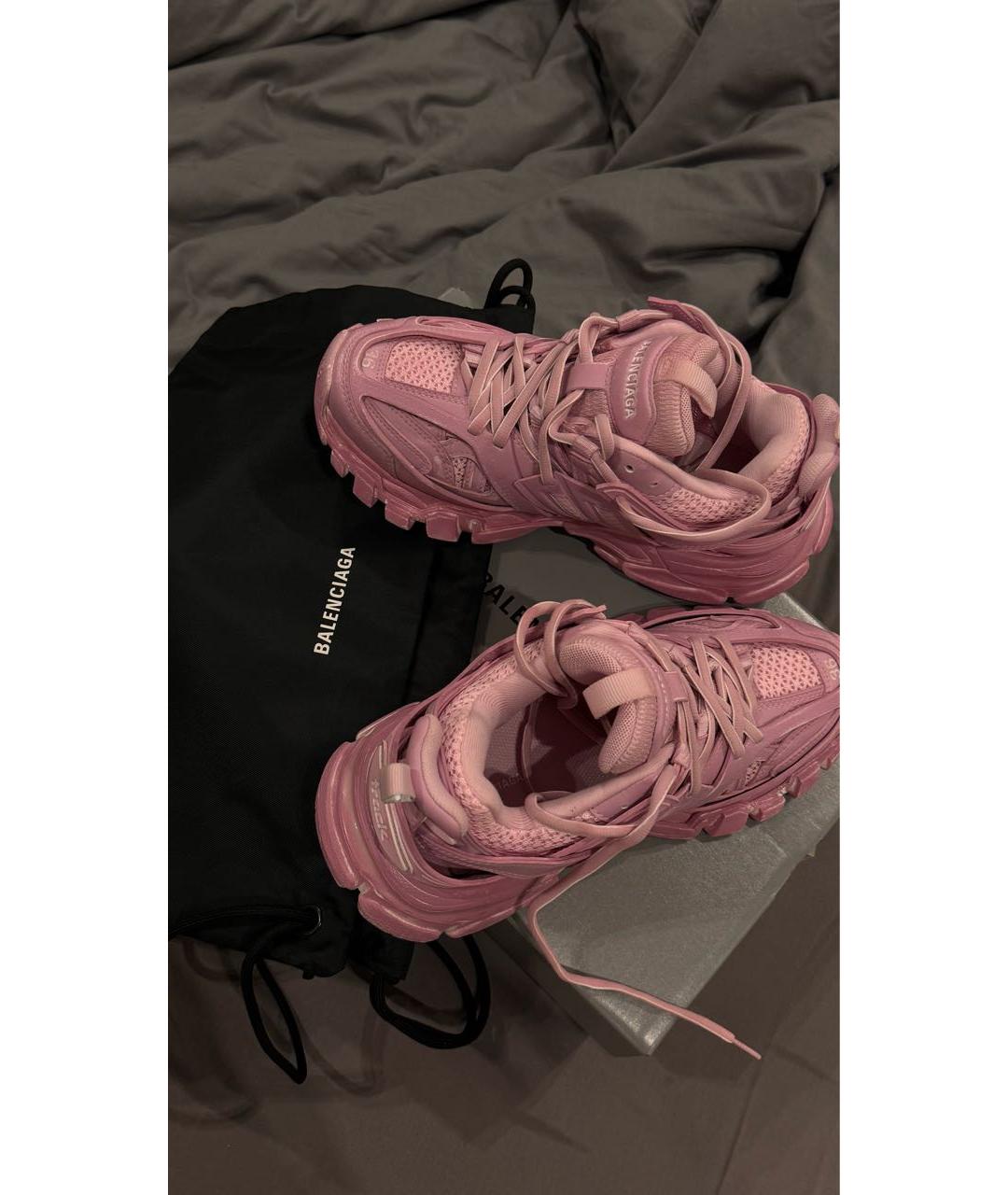 BALENCIAGA Розовые кроссовки, фото 5