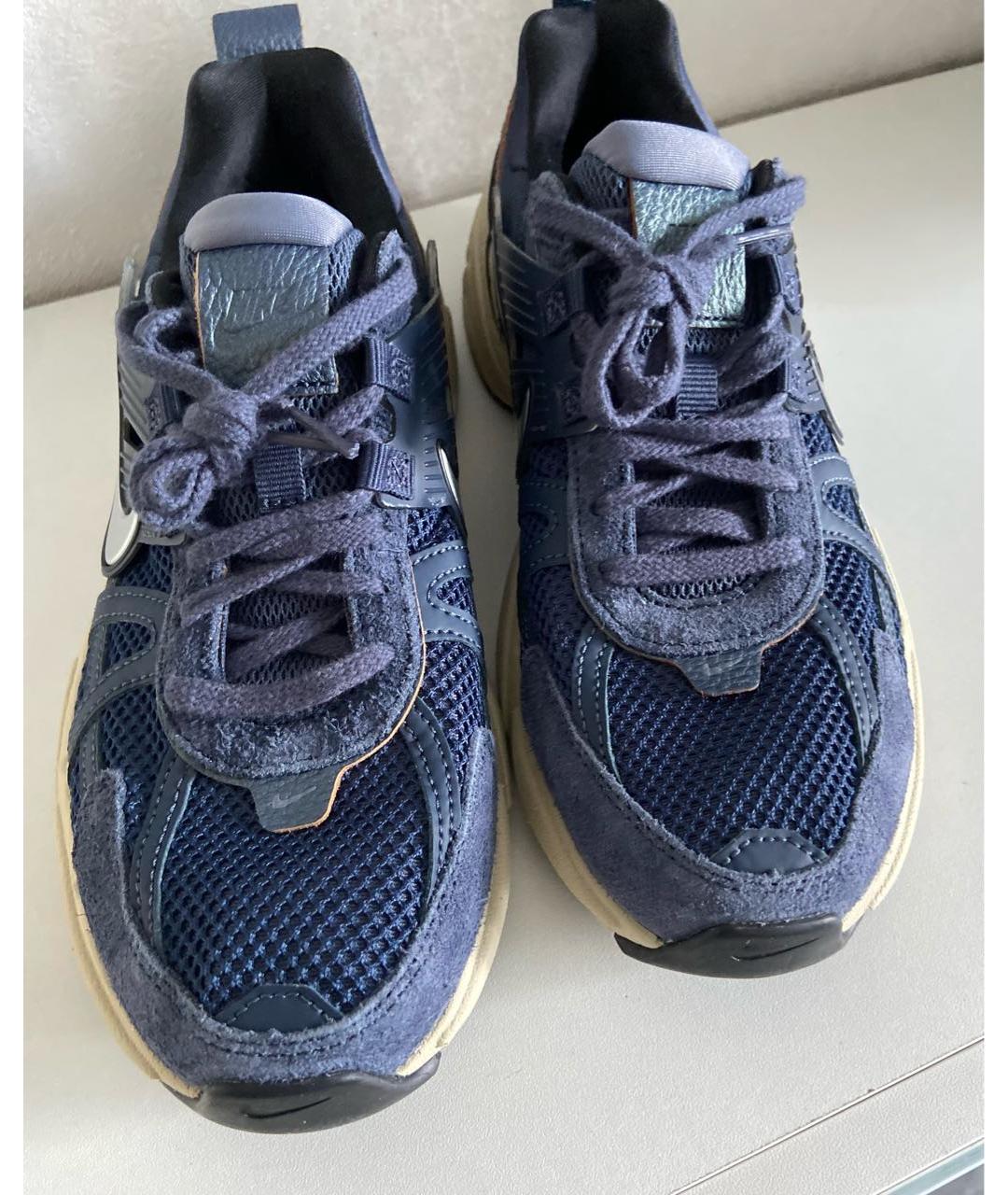 NIKE Синие замшевые кроссовки, фото 2