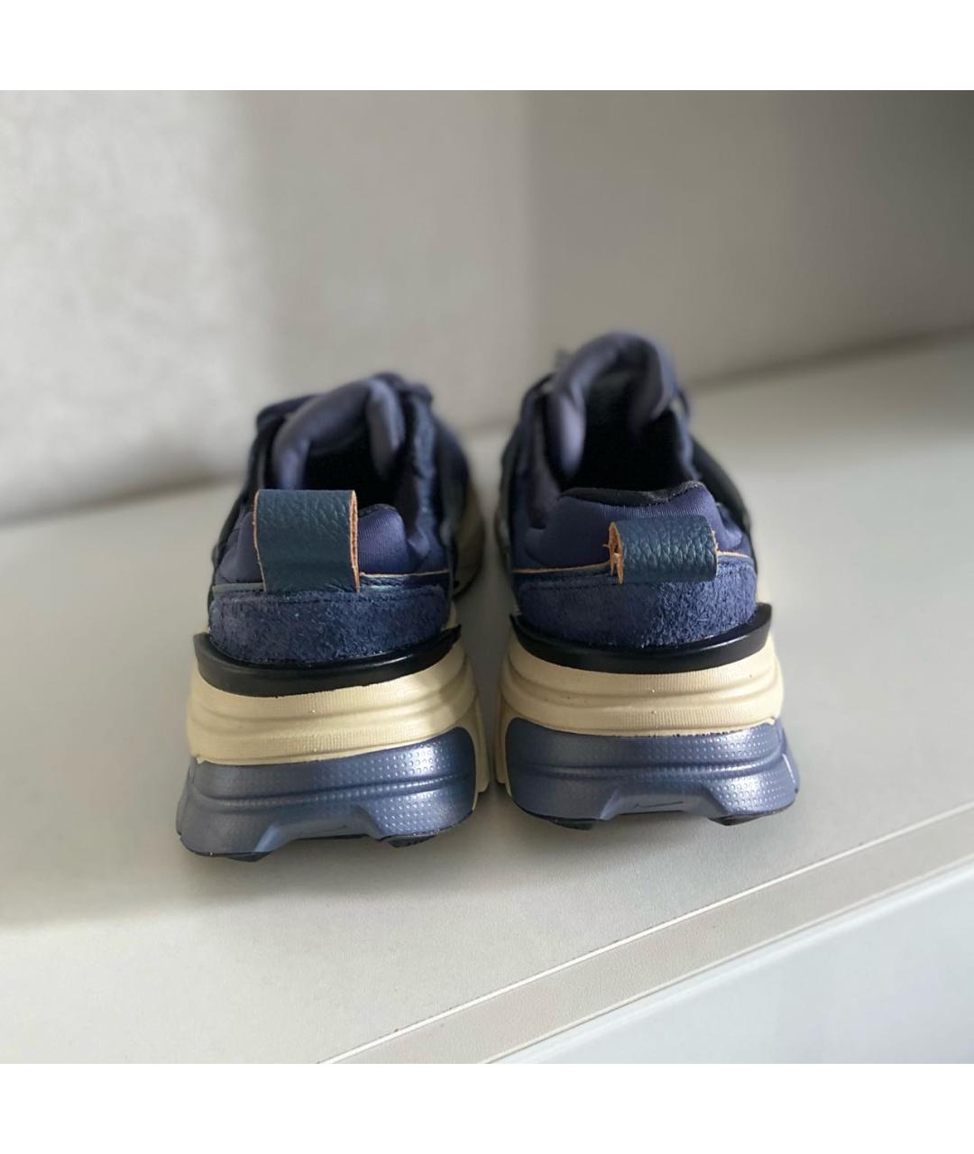 NIKE Синие замшевые кроссовки, фото 4