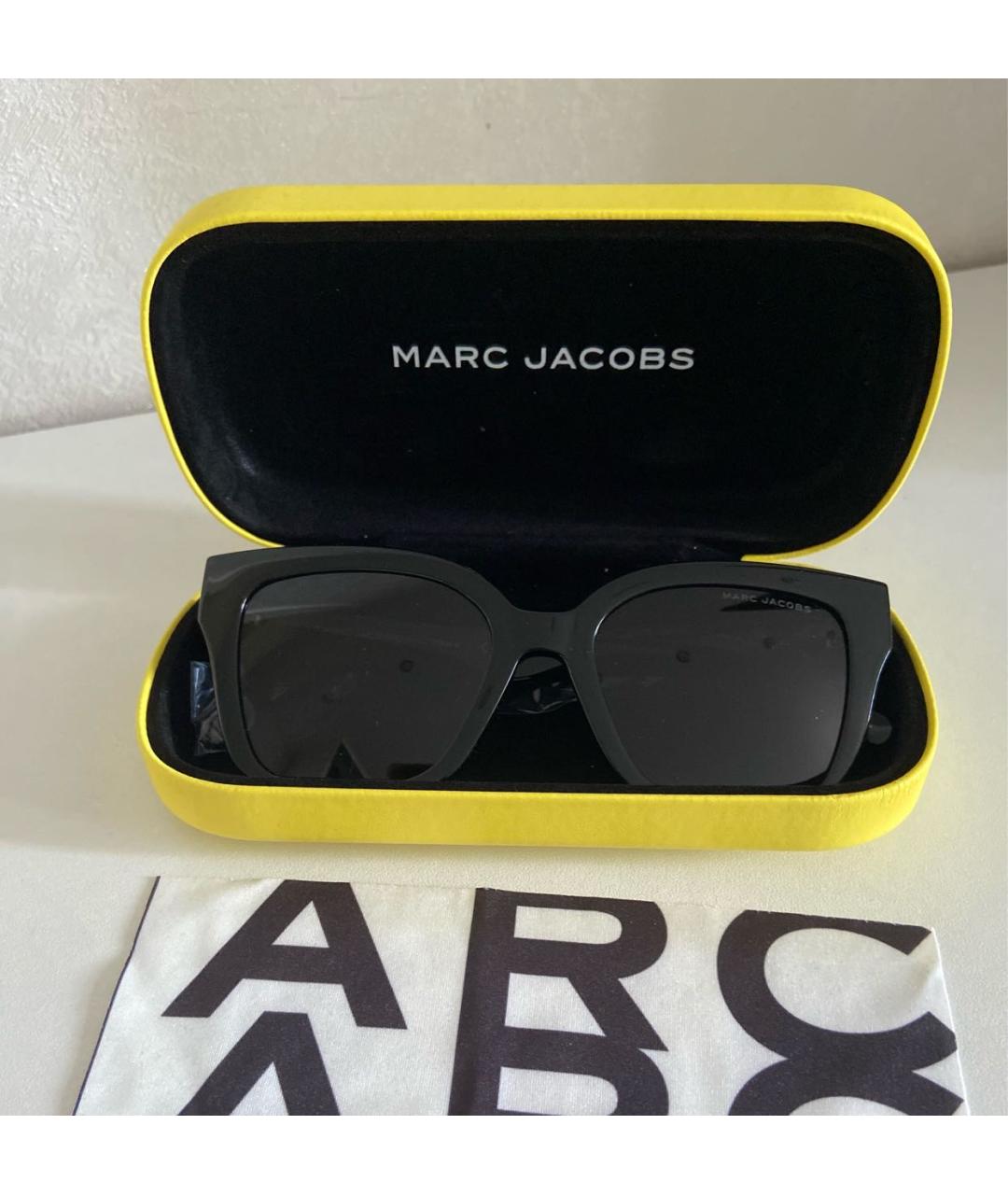 MARC JACOBS Черные пластиковые солнцезащитные очки, фото 5
